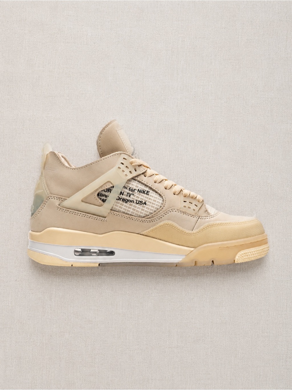 Off-White x Wmns Air Jordan 4 Retro SP ‘Sail’ 2020 Deadstock